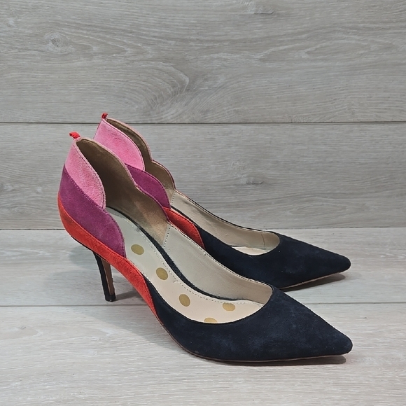 Boden Anthropologie Elegant Multicolor Women's Heels Pointed Toe Heels 41.5/10 - Picture 1 of 14